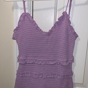 *NWT* Karlie smocked ruffle dress